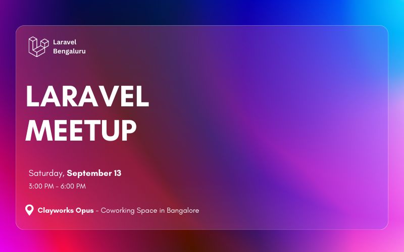 Laravel Bengaluru Sept 2025
