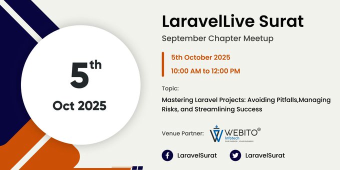 LaravelLive Surat September 2025 Chapter