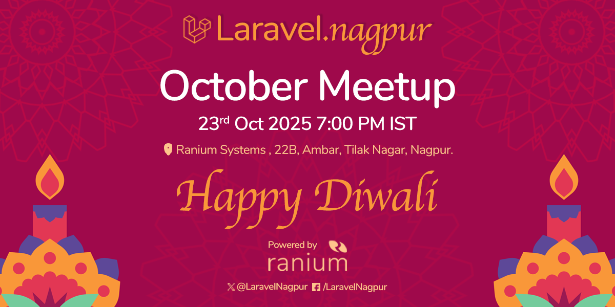 Laravel Nagpur Meetup - October 2025